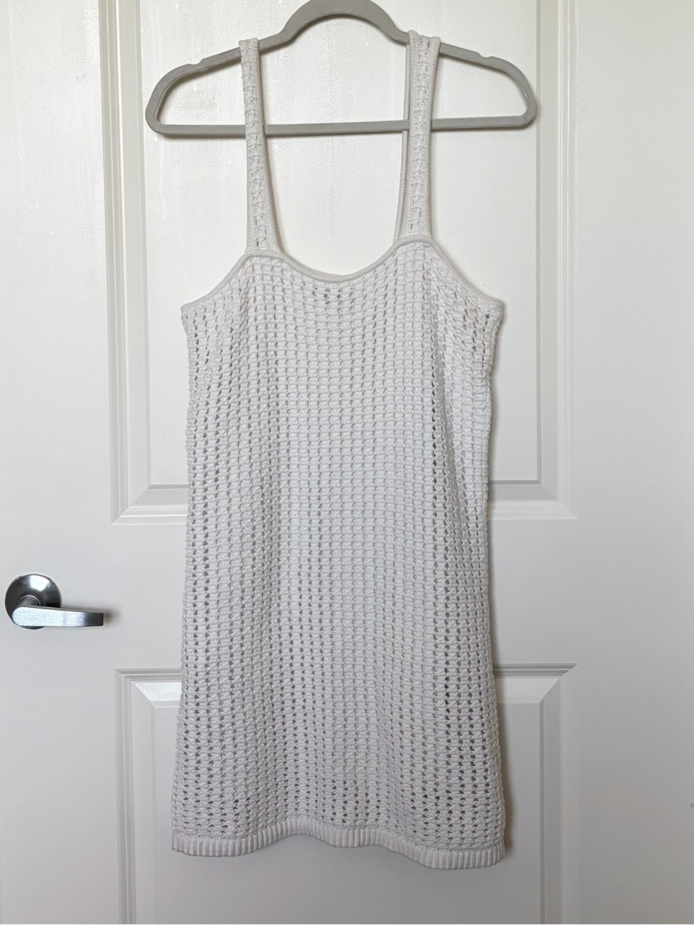 GAP White Crochet Sleeveless Mini Dress - Picture 8 of 8
